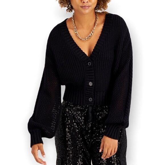 INC International Concepts Women’s Cotton Mixed-Stitch in the Size Medium - Picture 1 of 8
